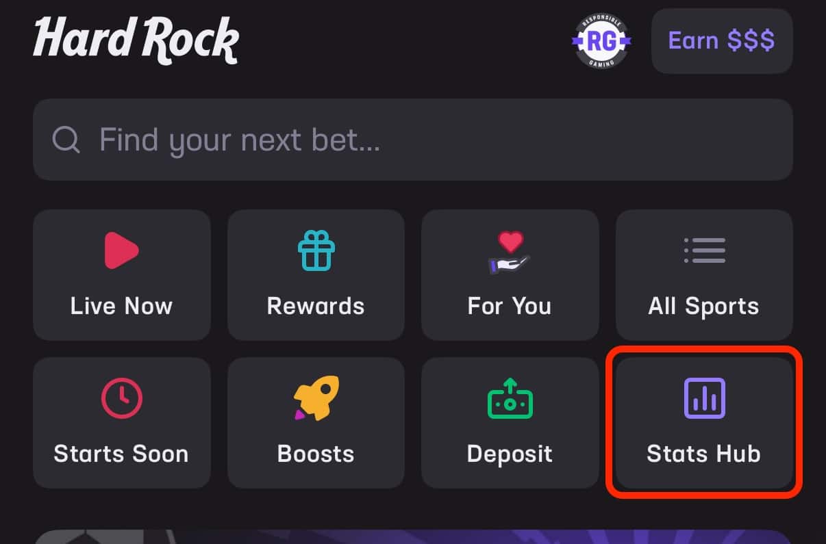 hard rock bet stats hub for super bowl lx